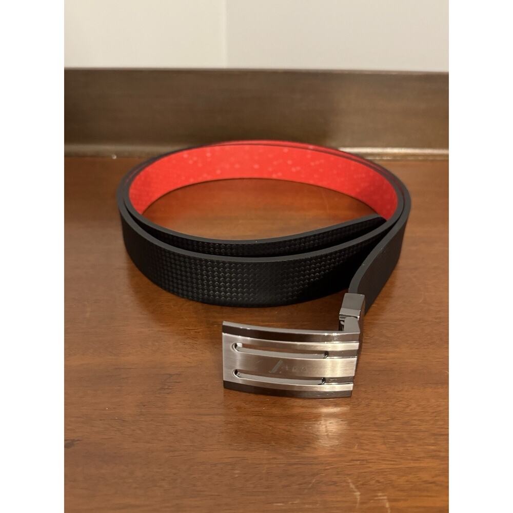 TOA Reversible Red/Black Golf Belt Spain 53” Long Sports